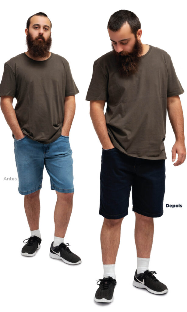 Fotos tingimento Azul Marinho