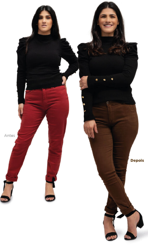 Fotos tingimento Castanho