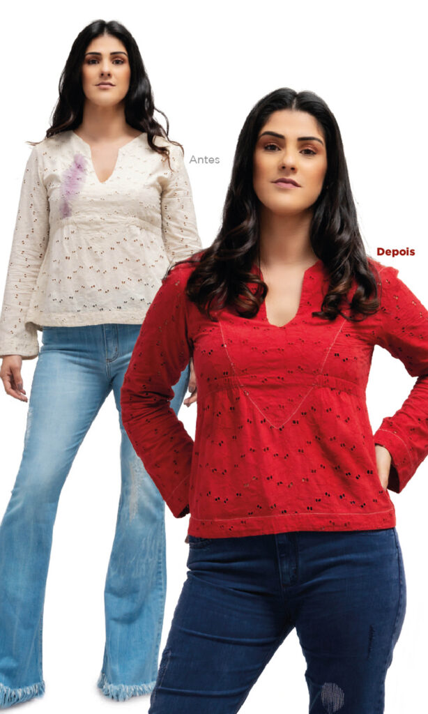 Fotos tingimento Vermelho