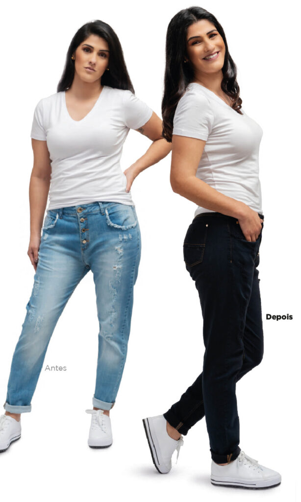 Fotos tingimento preto jeans